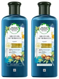 Herbal Essences Argan Oil Morocco Hair SHAMPOO Hair CONDITIONER Pack 240 ML Each - Picture 1 of 5