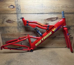Vintage 1998 Softride Power Wing MTB Suspension Mountain Bike Frame Set Haboob - Picture 1 of 24