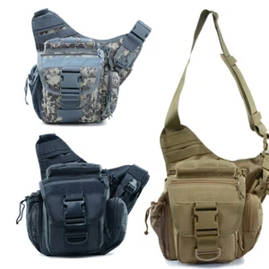Sac à élingue tactique sac molle militaire armée sac à bandoulière pack sac à dos corps - Photo 1/15