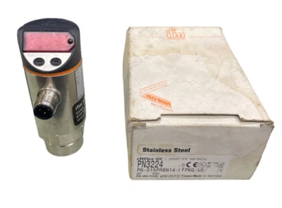 New IFM Efector PN3224 - Pressure Sensor w/ Display Screen - 150 psi, 1/4 NPT - Image 1 of 4