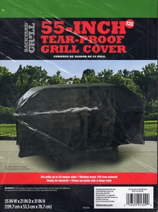 Backyard Grill 55-Inch Grill Cover, Tear-proof, PVC-free, Black (4555A) - Picture 1 of 7