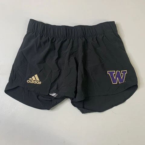 NWT Adidas University Of Washington Huskies Athletic Shorts NCAA Team Issue S Cover