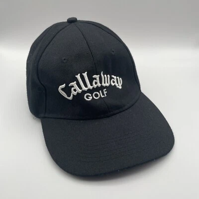 Callaway Hat Cap Mens Black Adjustable Golf Wool Blend Performance Embroidered - Image 1 of 4