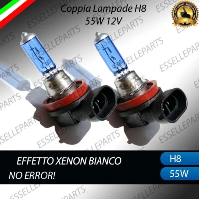 LAMPADE LAMPADINE BLUE H8 EFFETTO XENON LUCI FENDINEBBIA PER VW POLO 6R 6C - Immagine 1 di 4