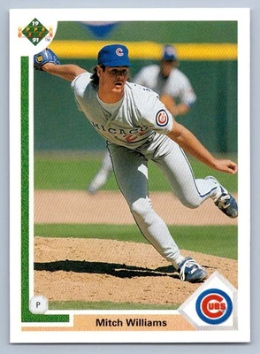 1991 Upper Deck Mitch Williams #173 Chicago Cubs - Image 1 of 2