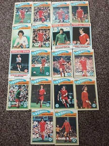 Topps Football Cards 1978 Liverpool - Picture 1 of 2