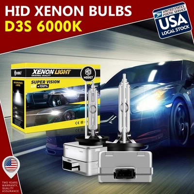 OEM Xenon HID Replace Headlight D3S Bulb 6000k For Audi A1 A3 A4 A5 A6 A7 Q3 Q5 - Imagem 1 de 4