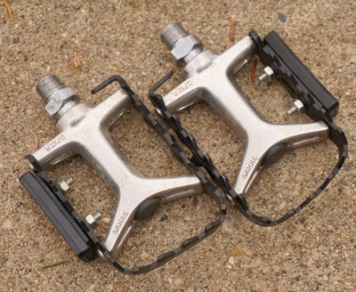 Pedales Sakae MTP 126 bajos en grasa vintage MTB BMX Tour Klunker Old School MKS 1980s - Imagen 1 de 4