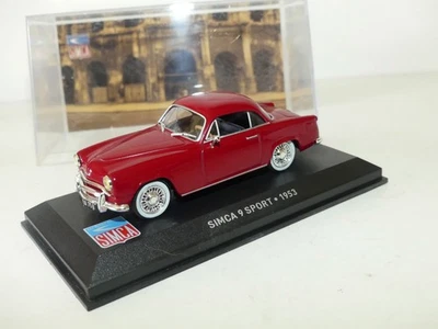 SIMCA 9 SPORT 1953 Rouge ALTAYA 1:43 - Photo 1/2