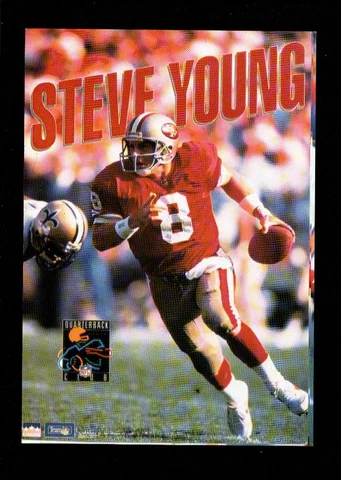 1993 Steve Young San Francisco 49ers Original Starline Poster OOP Cover