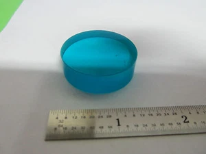 OPTICAL BLUE THICK FILTER MIL SPEC LASER OPTICS AS IS BIN#32-03 - Picture 1 of 4