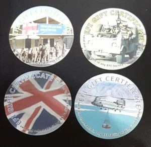  BRITISH 3rd General Issue  EFI/NAAFI/AAFES  Pogs  Set from 2008  About Uncir. - Picture 1 of 5