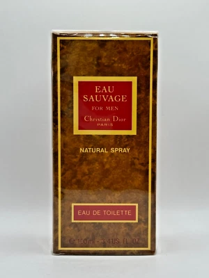 EAU SAUVAGE BY CHRISTIAN DIOR 100ML EDT VINTAGE SPRAY (NEW WITH BOX & SEALED) - Image 1 of 4