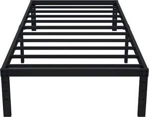 EMODA 14 Inch Twin XL Bed Frames No Box Spring Needed, Easy Assembly, Black - Picture 1 of 9
