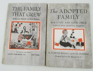 VTG The Adopted Family &The Family That Grew Set Florence Rondell Ruth Michaels - Imagen 1 de 9