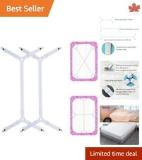 Premium Durable Adjustable Crisscross Straps for Bed Sheets - Easy to Use