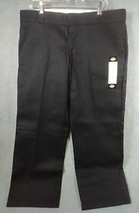 Dickies 774 Work Pants Womens Size 14P Black Straight NWT - Picture 1 of 11