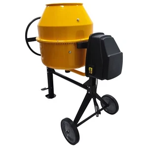 8.48 cu.ft Electric Concrete Mortar Mixer Cement Sand Mixing Steel Drum 110V 1KW - Picture 1 of 23