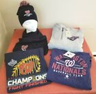 Washington Nationals MLB Gray World Series Champions XL Jacket Winter Package 