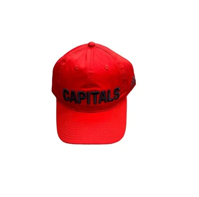 NWT NEW Washington Capitals Adidas Coaches Slouch Adjustable Hat Cap - Image 1 of 2
