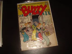 BUZZY #12 - Teen Humour Golden Age DC Comics 1947 GD+/VG- - Bild 1 von 1