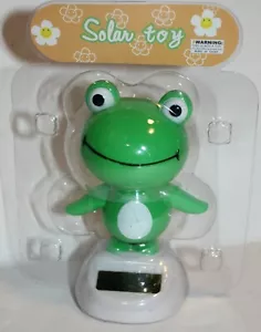 1 Rana Verde Feliz Bailando Solar, Amistad Amor Regalo Día de la Madre, Favor de Fiesta - Imagen 1 de 3