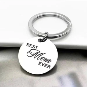 Personalised Engraved Metal Keyring Fob Text Engraving 3 Colours Round Shape - Picture 1 of 9