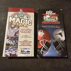 90s VHS Lot – Dr Pepper Red River Shootout Oklahoma Sooners Magic is Back - Picture 1 of 22