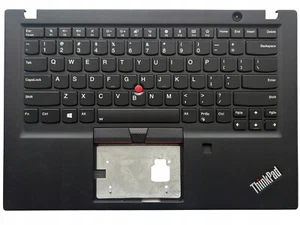 PALMREST+ KLAWIATURA LENOVO THINKPAD T490s T495s P1 X1 Gen 1 2 PODŚWIETLANY ORYGINALNY US - Zdjęcie 1 z 4