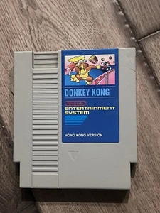 Donkey Kong (Nintendo NES) Hong Kong Version HKG White Rare CART ONLY - Picture 1 of 7