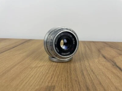 INDUSTAR-50 3.5/50mm Soviet lens, mount M39 3M KMZ Silver - Image 1 of 4