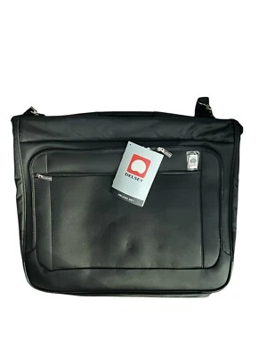 NEW With Tag Delsey Helium Sky Garment Bag w Shoulder Strap, Black, 42"x 23"x 3” - Image 1 of 4