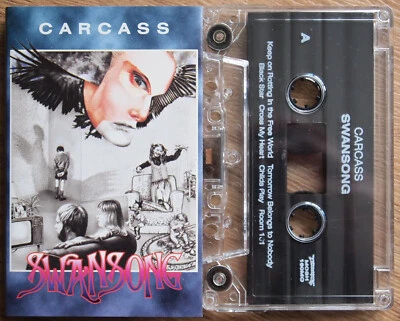 CARCASS - SWANSONG (EARACHE MOSH160MC) 1996 UK CASSETTE TAPE DEATH METAL - Image 1 of 3
