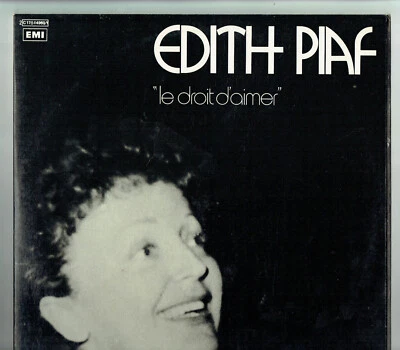 2 X 33 RPM Edith Piaf Vinyl LP 12 " the Right D'Aimer -cry Pas Série Punch 14960 - Image 1 of 4