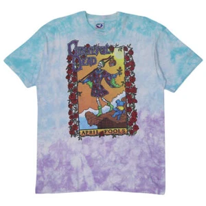 Vintage 1993 Grateful Dead April Fool's T-Shirt, Single Stitch Made In USA- Liqu - Picture 1 of 5