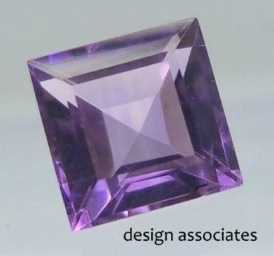 BRAZILIAN AMETHYST 6.5 MM SQUARE CUT ALL NATURAL F-4620 - Image 1 of 1
