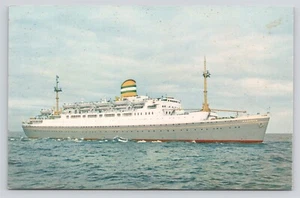 S.S. Maasdam Cruise Ship Holland America Line Steam Ship Postcard - Picture 1 of 2