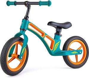Hape Magnesium framed free-cycling balance bike in Parrot Blue from 3 years +
