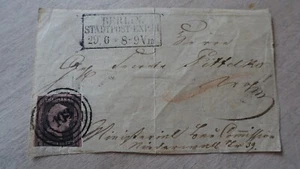 Alter Brief Preussen 1850 Freimarke Nr.St 103 Berlin - Bild 1 von 4