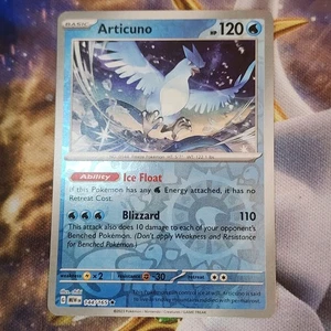 Pokémon Escarlata y Violeta 151 Holograma Inverso Raro Articuno 144/165 Casi Como Nuevo Juego de Cartas Coleccionables - Imagen 1 de 2