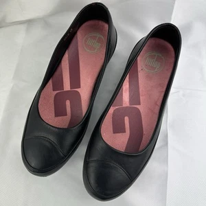 Ladies Fitflop Black Patent Leather Shoes UK 3 - Picture 1 of 12