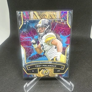 Troy Polamalu 2025 ¡Choque rosa y azul!! Steelers!! - Imagen 1 de 2