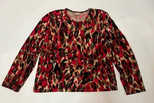 TanJay Petites Pullover Long Sleeve Sweater Lightweight Polyester & Spandex - Picture 1 of 3