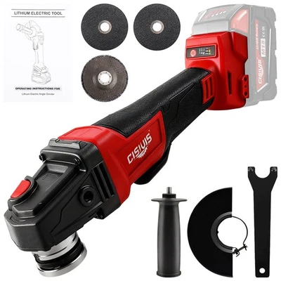 CISIVIS Cordless Brushless Angle Grinder for Milwaukee M18 Battery, 4-1/2 Inch