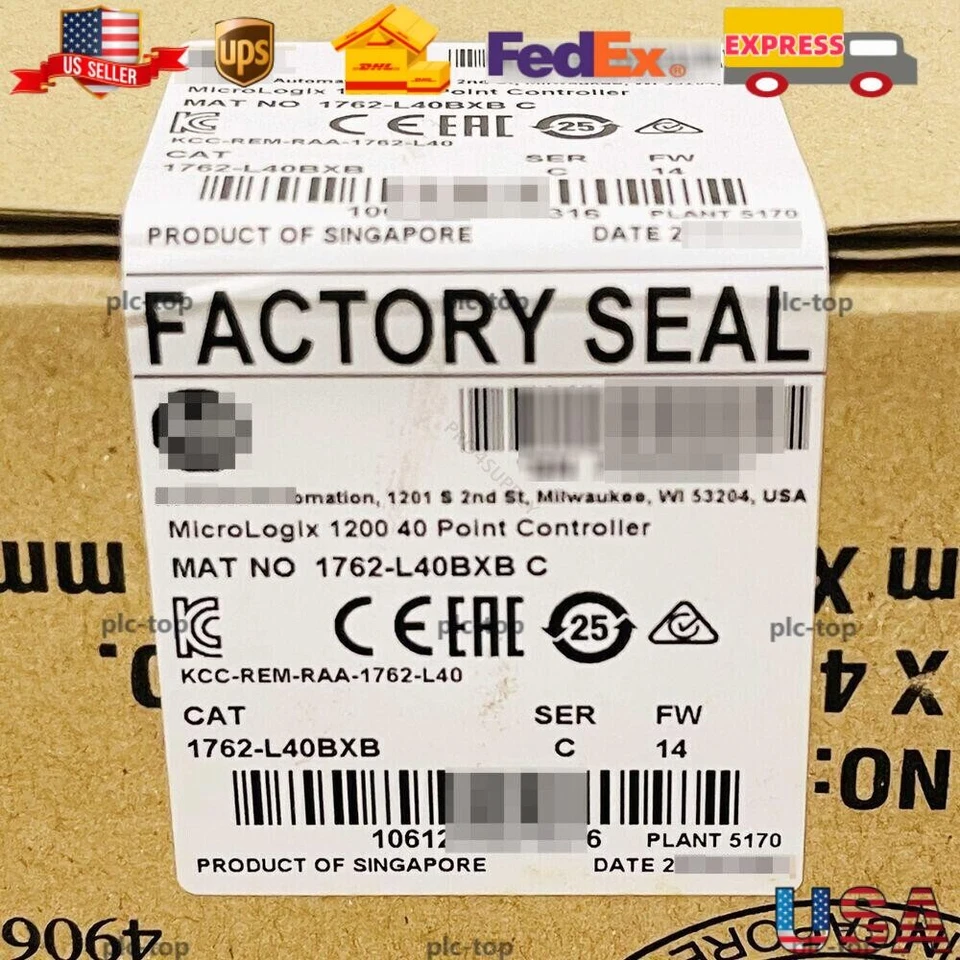 1762-L40BXB AB MicroLogix 1200 40 Point Controller Fast Shipping 1762L40BXB GQ - Image 1 of 1