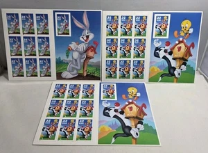 3204 And 3137 MNH Sheets of 10, 32-cent stamps - Sylvester & Tweety - Bugs Bunny - Picture 1 of 2