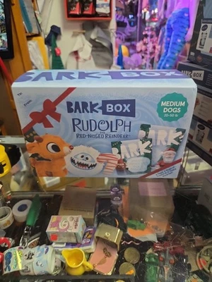 Barkbox Holiday Rudolph the Red Nosed Reindeer Dog Toy and Treat  Med 5pc Bark - Image 1 of 4
