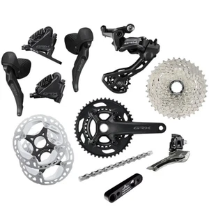 Shimano GRX 610 2x11 speed mechanical groupset WITH OR WITHOUT CRANKSET - Picture 1 of 16