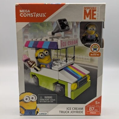 New 2017 Mega Construx Despicable Me Ice Cream Truck Joyride 87pcs Set - Image 1 of 4