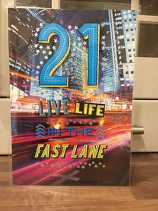 The Signature Collection Handmade Birthday Card 21st Birthday UniSex - Picture 1 of 3
